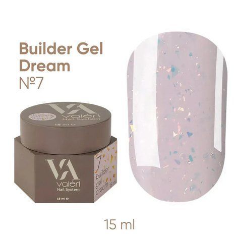 Valeri NEW Builder Gel Dream 15ml №07 NVDBG15-07 фото