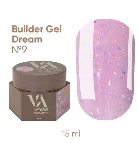 Valeri NEW Builder Gel Dream 15ml №09 NVDBG15-09 фото
