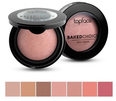 TopFace Румяна запеченные Baked Choice Rich Touch Baked Blush On 001 13829 фото