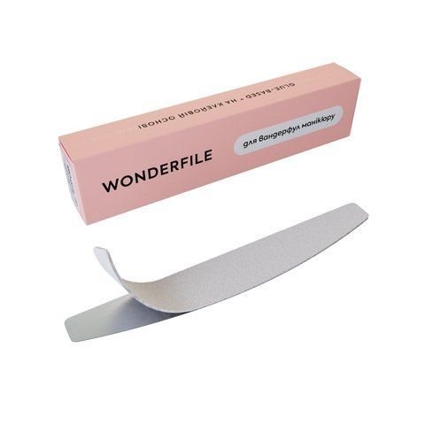 Абразивы для пилки на пене полумесяц Wonderfile 162*24 150гр 20шт WFF162/150 фото