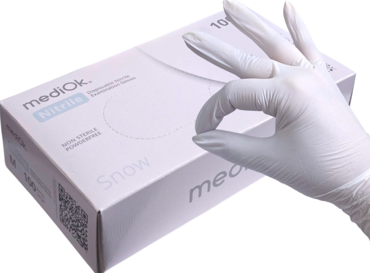 Рукавички MediOK WHITE S 19847 фото
