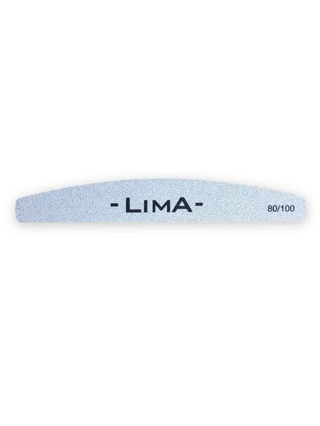Двухсторонняя пилочка для ногтей, для маникюра LimA - 80/100 19792 фото