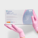 Рукавички нітрилові 50 пар/уп Medicom XS рожеві (3,8г) 1172-TG-A фото 1