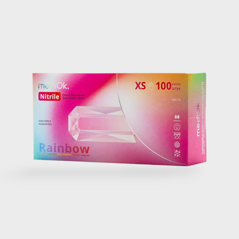 Нітрилові рукавички MediOK, RAINBOW, XS 19667 фото