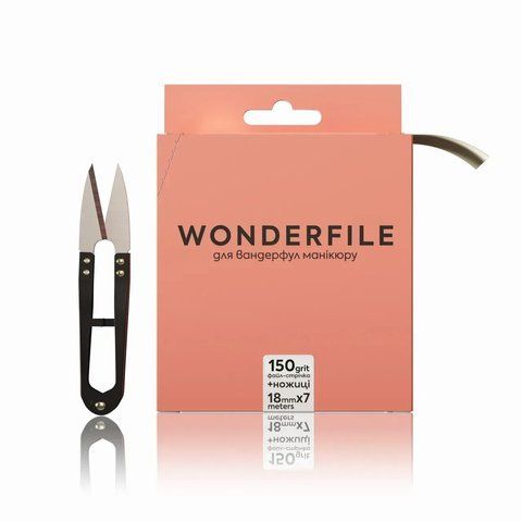 Сменные файл-лента для пилки Wonderfile 160*18 150гр +ножицы WFGN160/150 фото
