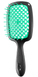 Janeke Superbrush the original гребінець продувна, щітка для волосся чорного кольору зі смарагдовим 71SP226TFF фото 2
