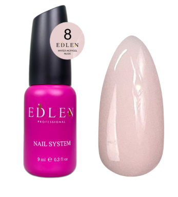 Edlen Water Acrygel Nude 9ml №08 18385 фото