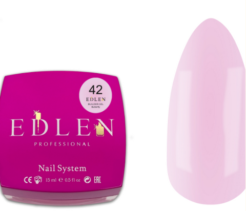 EDLEN Builder Gel Butterfly 15ml №42 20395 фото
