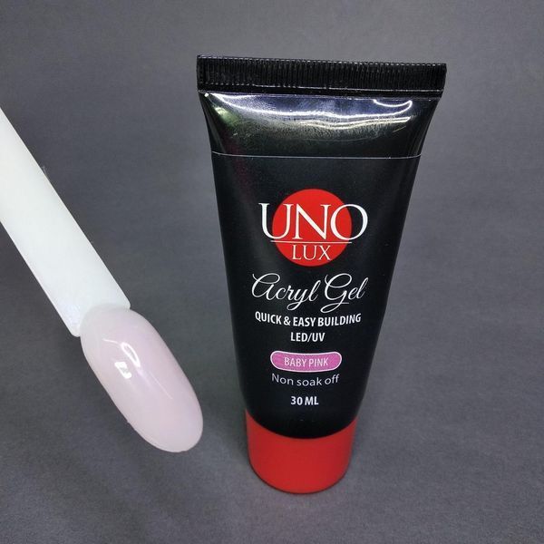 Акрил-гель UNO Baby Pink 30 ml 6781 фото