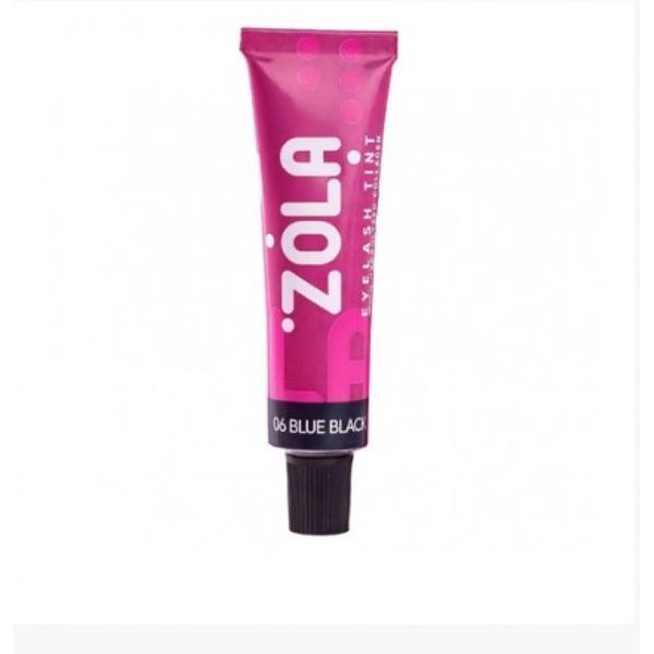 Zola краска для ресниц с коллагеном 15ml (06 Иссине-черная) 13121 фото