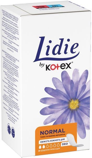 Прокладки щоденні Lidie by Kotex Deo, 50 шт 19640 фото