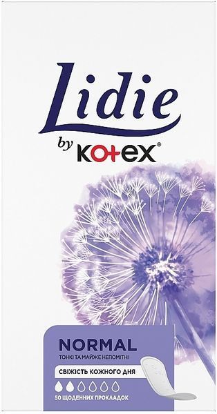 Прокладки щоденні Lidie by Kotex Normal, 50 шт 19641 фото