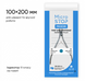 Крафт пакет Прозрачный с индикатором 4 класса 100*200 Microstop 100 шт 23611 фото 1