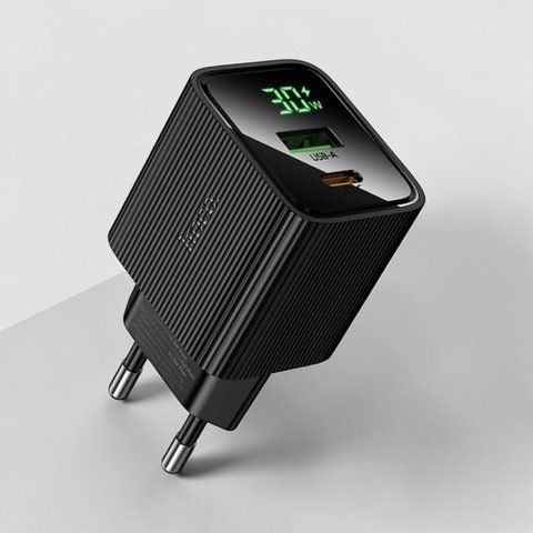 Блок живлення HOCO CS84A Excellent PD30W+QC3.0 1*USB+1*Type-C 22821 фото