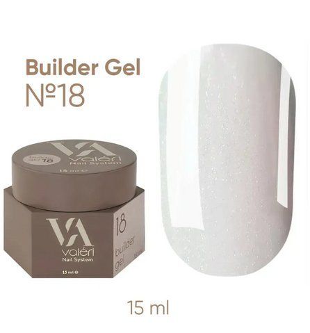 Valeri NEW Builder Gel 15ml №18 NVBG-018 фото