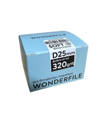Змінні файли на піні для диска 25мм Wonderfile(320грит) WFPDF25/320 фото