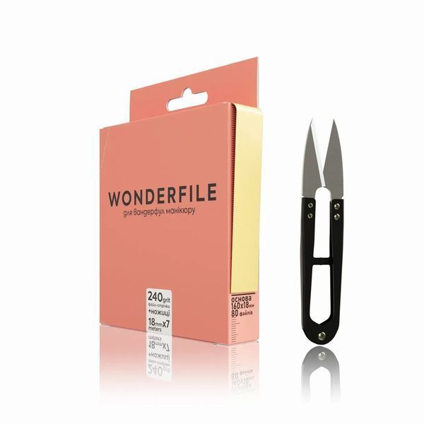 Сменные файл-лента для пилки Wonderfile 160*18 240гр +ножицы WFGN160/240 фото