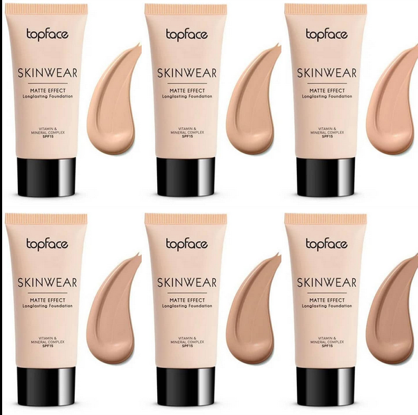 TopFace Тональный крем Skinwear Matte Effect Loonglasting Foundation 001 14005 фото