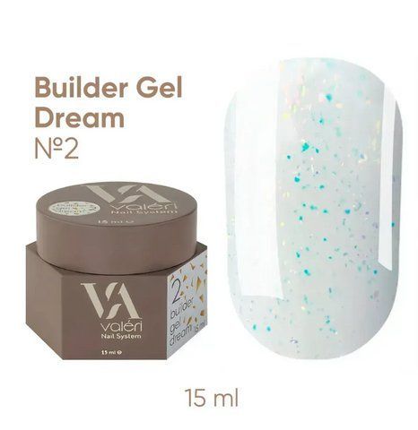 Valeri NEW Builder Gel Dream 15ml №02 NVDBG15-02 фото