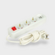 Удлинитель 3 розетки 3м+2USB ALFUSB3M фото 1